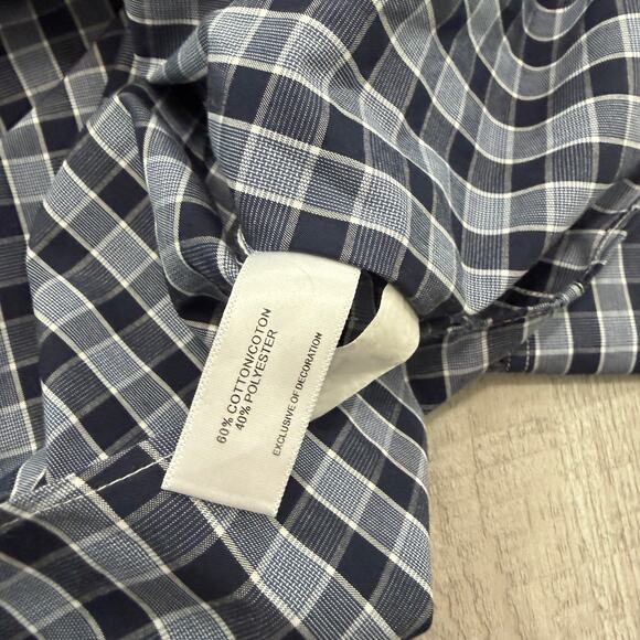 Chicago Bears Button Down Shirt Men's 2XL XXL Blue Embroidered Logo Preppy - Picture 5 of 8